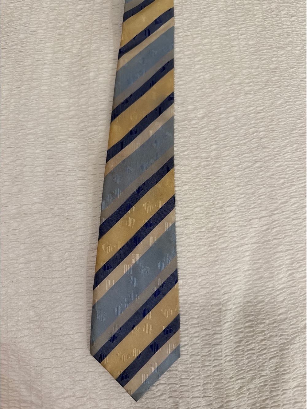 St. Michael Vintage 100% Polyester Striped Tie